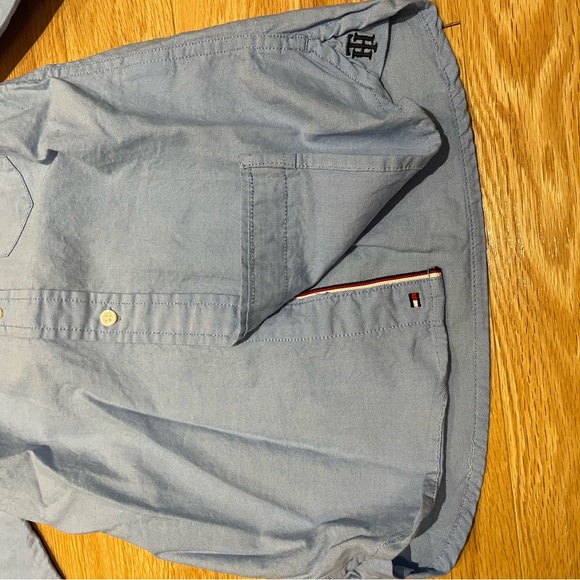 Tommy Hilfiger long sleeve button down shirt size 4-5 (xs) - Picture 5 of 7